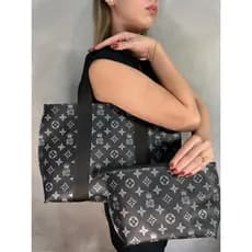 DAFIKS Kit 2 Peças  Bolsa de Ombro Espaçosa  + Necessaire Feminina