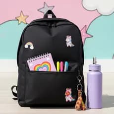 Bolsa Escolar Mochila Capivara Unissex Infantil Chaveiro Capybara