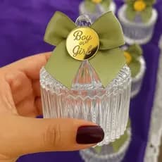 Tag Em Acrílico Com Nome Personalizado 2cm Etiqueta Decorativa Para Eventos