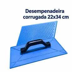 Desempenadeira Plástica Psai Corrugada acabamento reforma obras