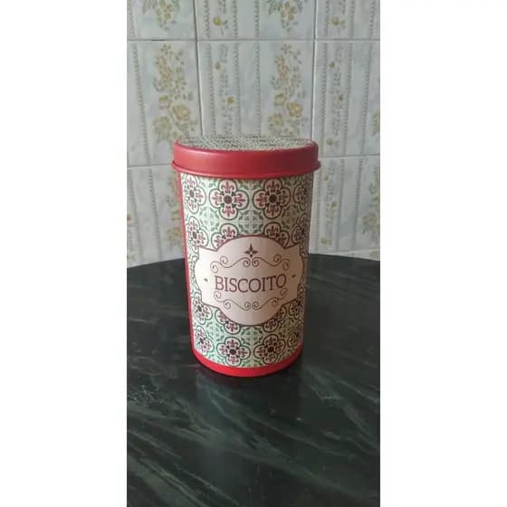 PORTA BISCOITO DECOUPAGEM VINTAGE RETRÔ