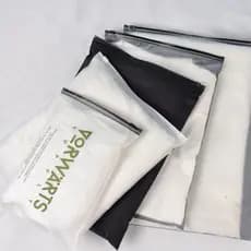 Saco Zíper Preto Fosco Ideal Para Roupas E Acessórios Kit 10/20/50 Unidades