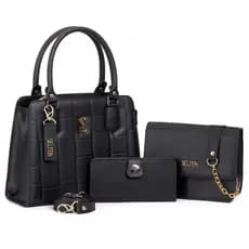Kit Bolsas Femininas Transversal e de Mão com Carteira Selten
