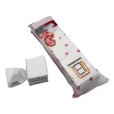 ALGODÃO QUADRADO PURO COM 120 UNIDADES – PARA SKINCARE, MAQUIAGEM E HIGIENE FACIAL | 100% ALGODÃO, NÃO SOLTA FIAPOS