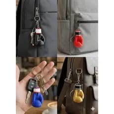 MINI CHAVEIRO LUVA DE BOXE 3D 5X2 CM DECORATIVO PARA MOCHILA BOLSA PORTA CHAVES COLORIDO