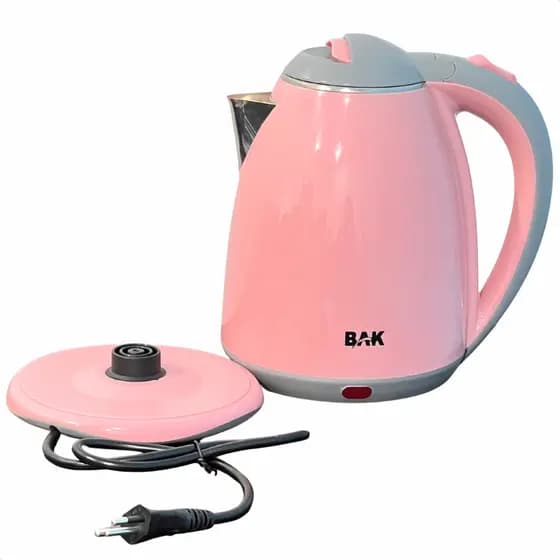 Jarro Chaleira Elétrica Bule Garrafa Desligamento Automático Rosa 1,8l 220v Presente