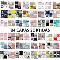 Kit 10 Capas De Almofada 42X42 Decorativas Sortidas