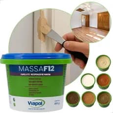 Massa F-12 Calafetar Reparo E Correção Madeira 400g