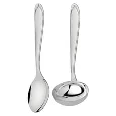 Kit Colher de Arroz e Concha para Feijão Tramontina Laguna Inox