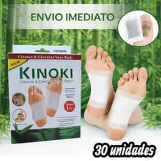 kit 30 Adesivos Kinoki para Detox e Relaxamento Melhorar o Sono e Energia