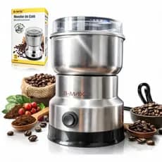 Moedor Elétrico Multifuncional Inox 220V 200ml Grãos Temperos Sementes 150W Doméstico