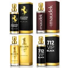 KIT PERFUMES Importados Masculino vidro luxo alta fixação fragancia concentrado