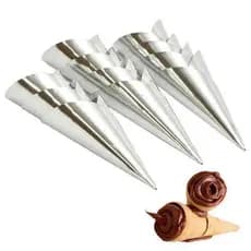 Kit 12 formas canudinho canudo para Doces e salgados em flandres