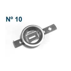 Modelador de biscoito bolacha Nº 10 para moedores de carne elétrico e manual flandres