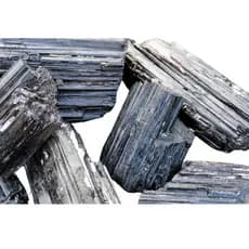 Kit Turmalina Negra Bruta Cristais Naturais Pedras Roladas Energia Proteção