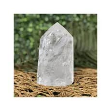Ponta De Cristal Pedra Quartzo Polida Cristal Gerador