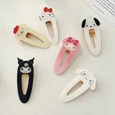 2023 Moda Nova Kawaii Cute Girls Bangs Japonesas BB Clip Harajuku Cartoon Anime Party Brincar De Garotas Hairpin