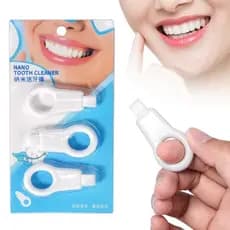 3 Pçs/Set Nano Esponja Cabeça Limpar Tiras De Limpeza De Dentes Cuidados Bucais Removedor De Tártaro Ferramentas