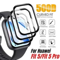 [Hot] Filme De Hidrogel Macio E Flexível Para Huawei Watch Fit 5/5Pro HD Composto Resistente A Impressões Digitais 5Pro