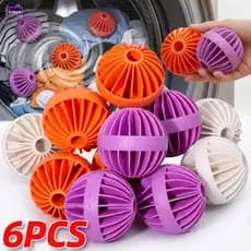 Bolas De Lavanderia Com Lanterna Anti-Emaranhado TPR Reutilizáveis , Multiuso , Antirrugas , Limpeza Profunda De Manchas
