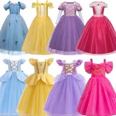 Fantasia Vestir-Se Trajes Cosplay Vestidos Para Meninas Traje De Princesa 4-10 Anos De Halloween Das Crianças Tema Festa