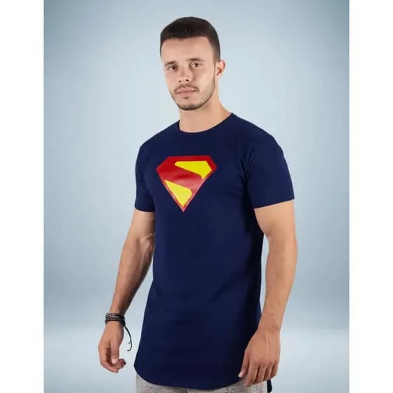 Camiseta Masculina Estampa Superman Legacy Filme 100% Algodão