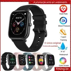 Colmi Smartwatch P8 p20 Esportivo / Com Placa Frequ Ncia Aca / Tela Touch Ipx7 Montagem