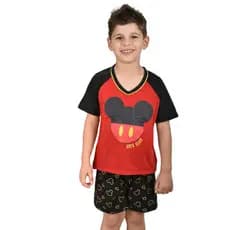 Kit 2 Pijama Curto Infantil Menino Personagens Boy´s Club Baby Doll