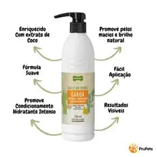 Hidratante Balsamo Realcador e Condicionante para Cachorro Caroá Raízes do Sertão Perigot 500g
