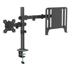 Suporte Gamer para Notebook E Monitor 17 A 32 De Mesa Articulado Preto