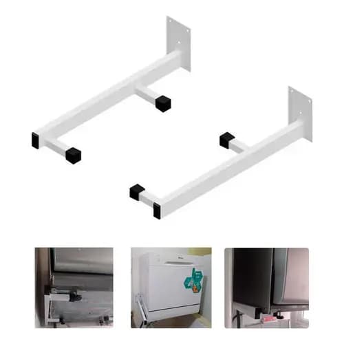Suporte De Parede Para Lava Louças Compacta Até 90kg Branco
