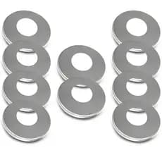 Kit 10 Canoplas Slim Aço Inox para Torneira Conexão 1/2