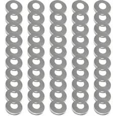 Kit 50 Canoplas Slim Aço Inox para Torneira Conexão 1/2