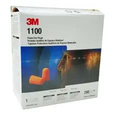 Caixa 200 Protetor Auditivo Plug Espuma Auricular 1100 3m