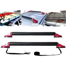 Rack de ventosas com fita universal 45kg suporte de teto para prancha escada caiaque carga bagageiro