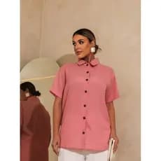 Camisa Feminina Botões Crepe Casual PRIMAVERA/VERÃO