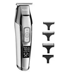 Máquina De Acabamento Kemei Km 5027 Com Lcd Display Digital kemei