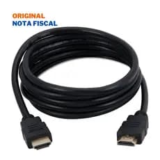 Cabo HDMI High Speed Fortrek HDC-102 1,8m Conector Folheado a Ouro Suporta Filmes 3D