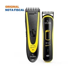 Máquina de Cortar Cabelo e Aparador Gama GCS547 Sport Bivolt Uso Com e Sem Fio GC542 + GT527