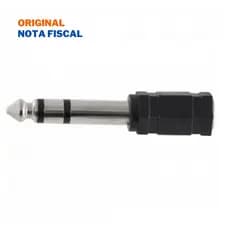 Adaptador Estéreo para Fone de Ouvido P2 Fêmea x P10 Macho HA034 HYX