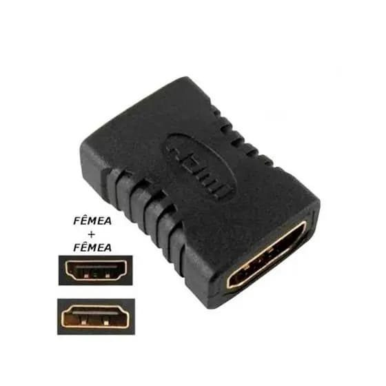 Emenda HDMI Fêmea x HDMI Fêmea Storm EMHD0001 Gold