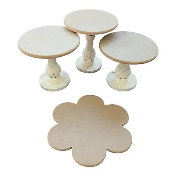 Kit boleira + Bandeja mdf festa porta doces e decoração