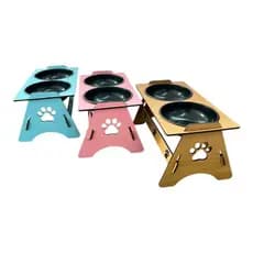 Comedouro bebedouro pet mdf