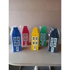 Display festa prédio MDF decorativo 1 pç