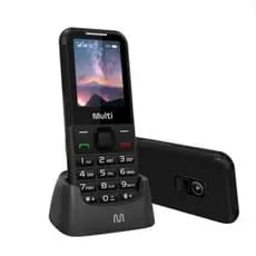 Celular Multi Vita 4G C/ Base Carregadora Dual Chip, Botão SOS Emergência, Câmera