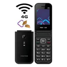 Celular Positivo P51 Função 4G Câmera Traseira Rádio FM Botão SOS Dual SIM