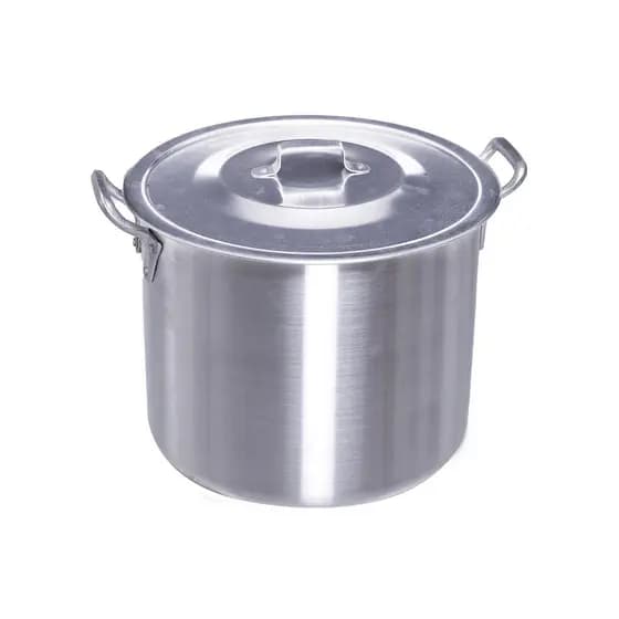 Panela Caldeirao Em Aluminio Grosso No 30 - Capacidade 16 Litros Para Escola Restaurante Hotel Industria