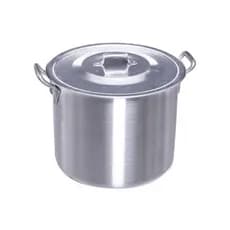 Panela Caldeirao Em Aluminio Grosso No 30 - Capacidade 16 Litros Para Escola Restaurante Hotel Industria