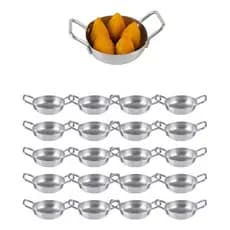 Kit 40 Frigideiras Pergaminho Mini Incrível - Para Finger Food e Petiscos Jantar e Almoço