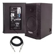 Kit Caixa Som Ativa Saga 8a + 8p Passivo 300w Profissional